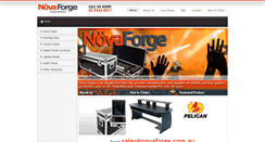 Desktop Screenshot of novaforge.com.au