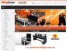 Tablet Screenshot of novaforge.com.au